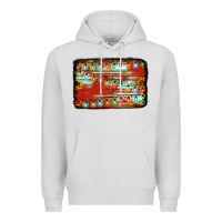 Dove Grey christmas serape sunflower background Premium Hoodie - Jasminsmagicworld