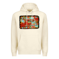 Sandshell christmas serape sunflower background Premium Hoodie - Jasminsmagicworld
