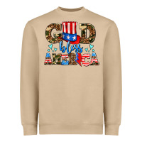 Mushroom god bless america Heavyweight Sweatshirt - AdoDesignShop