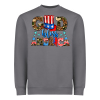 Storm god bless america Heavyweight Sweatshirt - AdoDesignShop