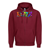 Burgundy pride love butterflies Zipper Hoodie - AdoDesignShop