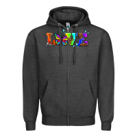 Charcoal Heather pride love butterflies Zipper Hoodie - AdoDesignShop