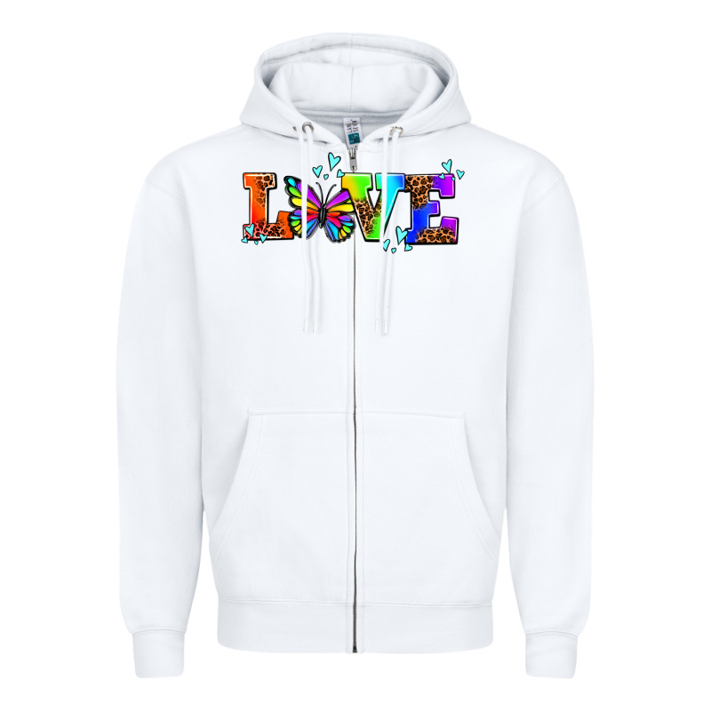 Pride Love Butterflies Zipper Hoodie by AdoDesignShop | Teevron