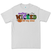 Dove Grey something wicked this way comes Premium Tee - CowGirlArtShop
