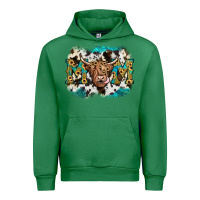 Emerald highland cow mom Urban Hoodie - JahusDesignShop