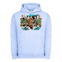 Pigment Grape Ice highland cow mom Urban Hoodie - JahusDesignShop