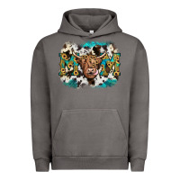 Pigment Tornado highland cow mom Urban Hoodie - JahusDesignShop
