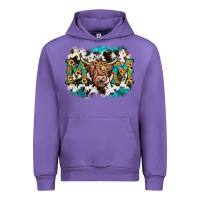 Tulip highland cow mom Urban Hoodie - JahusDesignShop