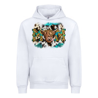 White highland cow mom Urban Hoodie - JahusDesignShop