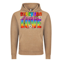 Vintage Coffee Everyone Deserves Love Pride Lgbtq Vintage Hoodie - BundleAndBundleShop