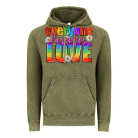 Vintage Olive Everyone Deserves Love Pride Lgbtq Vintage Hoodie - BundleAndBundleShop