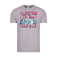 Vintage Zinc I love you to the moon and back Valentine's Day Vintage Tee - FaDigitalArtStudio