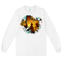 White Horsehide Texas Map Cowboys Flag Long Sleeve Tee - RanaPortraitStore