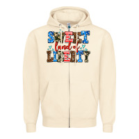 Sweet Land Of Liberty Zipper Hoodie | Teevron