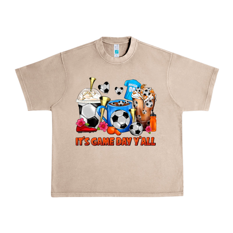 It's Game Day Y'all Soccer Coffee Cups Urban Heavy Tee by FaDigitalArtStudio | Teevron