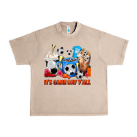 French Oak It's Game Day Y'all Soccer Coffee Cups Urban Heavy Tee - FaDigitalArtStudio