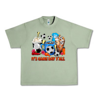 Oil Green It's Game Day Y'all Soccer Coffee Cups Urban Heavy Tee - FaDigitalArtStudio