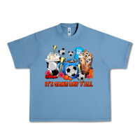 Pebble Blue It's Game Day Y'all Soccer Coffee Cups Urban Heavy Tee - FaDigitalArtStudio