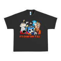 Pigment Black It's Game Day Y'all Soccer Coffee Cups Urban Heavy Tee - FaDigitalArtStudio