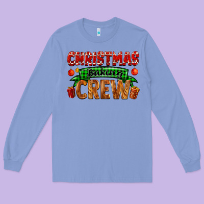Christmas Baking Crew With Gifts Long Sleeve Tee Designed By Fadigitalartstudio