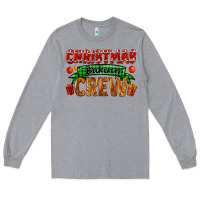 Heather Grey christmas baking crew with gifts Long Sleeve Tee - FaDigitalArtStudio