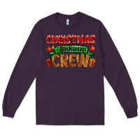 Plum christmas baking crew with gifts Long Sleeve Tee - FaDigitalArtStudio