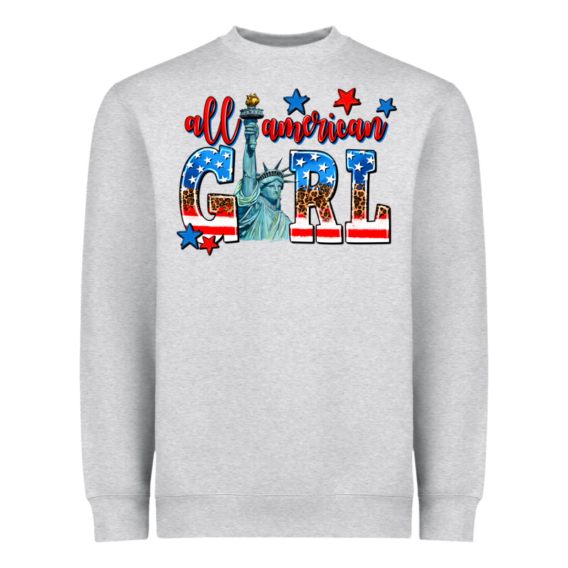 All American Girl Heavyweight Sweatshirt by AdoDesignShop | Teevron