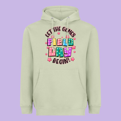 Field Day Let The Games Begin Heavyweight Hoodie Designed By Jahusdesignshop