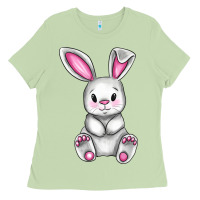 Matcha Cute bunny Easter Ladies Tee - CowGirlArtShop