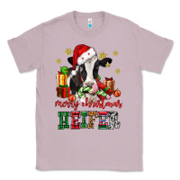 Lilac merry christmas heifer cow Classic Tee - CowGirlArtShop