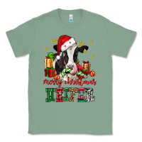 Sage merry christmas heifer cow Classic Tee - CowGirlArtShop