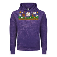 Cloud Purple Baseball Glove With Leopard Libbey Glass Vintage Hoodie - BundleAndBundleShop