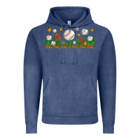 Vintage Denim Baseball Glove With Leopard Libbey Glass Vintage Hoodie - BundleAndBundleShop