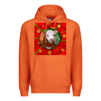 Carrot christmas hereford calf Premium Hoodie - LillyAllenDesigns