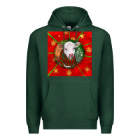 Sports Green christmas hereford calf Premium Hoodie - LillyAllenDesigns