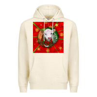 Tofu christmas hereford calf Premium Hoodie - LillyAllenDesigns