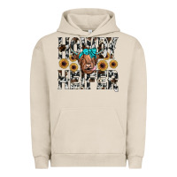Pigment French Oak howdy heıfer Urban Hoodie - JahusDesignShop