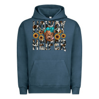 Pigment Midnight Navy howdy heıfer Urban Hoodie - JahusDesignShop