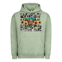 Pigment Oil Green howdy heıfer Urban Hoodie - JahusDesignShop