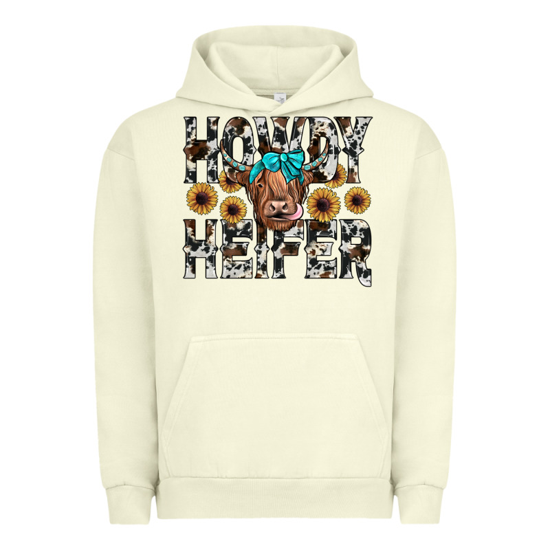 Howdy Heıfer Urban Hoodie by JahusDesignShop | Teevron