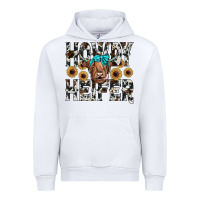 White howdy heıfer Urban Hoodie - JahusDesignShop