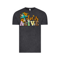 Vintage Black Easter Day He is alive with cross Vintage Tee - OliviaCreatesArt