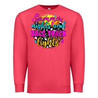 Cardinal summer nights and race track lights Premium Sweatshirt - JahusDesignShop