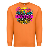 Carrot summer nights and race track lights Premium Sweatshirt - JahusDesignShop