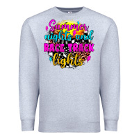 Heather Grey summer nights and race track lights Premium Sweatshirt - JahusDesignShop