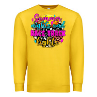 Lemon summer nights and race track lights Premium Sweatshirt - JahusDesignShop