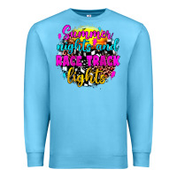 Ocean Blue summer nights and race track lights Premium Sweatshirt - JahusDesignShop
