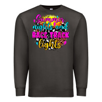 Smoke summer nights and race track lights Premium Sweatshirt - JahusDesignShop