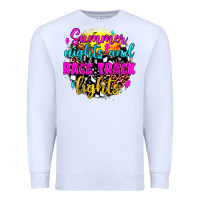 White summer nights and race track lights Premium Sweatshirt - JahusDesignShop