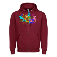 Burgundy pride lesbian gay mom sunflower Zipper Hoodie - AdoDesignShop